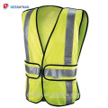 Gilet de sécurité réfléchissant de construction réfléchissante jaune fluorescent de haute visibilité de classe 2 d&#39;Ansi